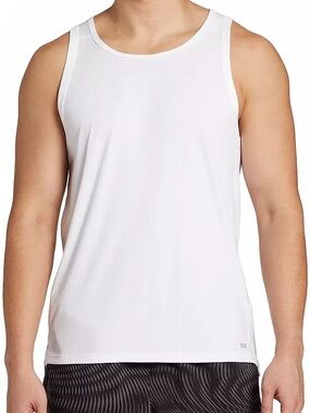 DSG Men's Stride Run White Tank NWT